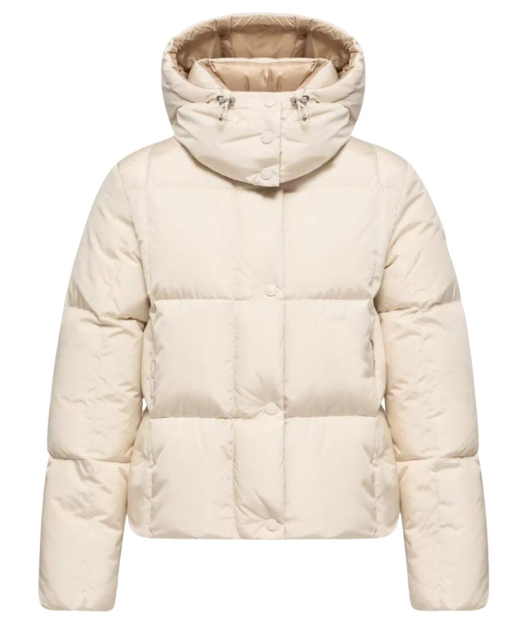MONCLER Белый пуховик, фото 1