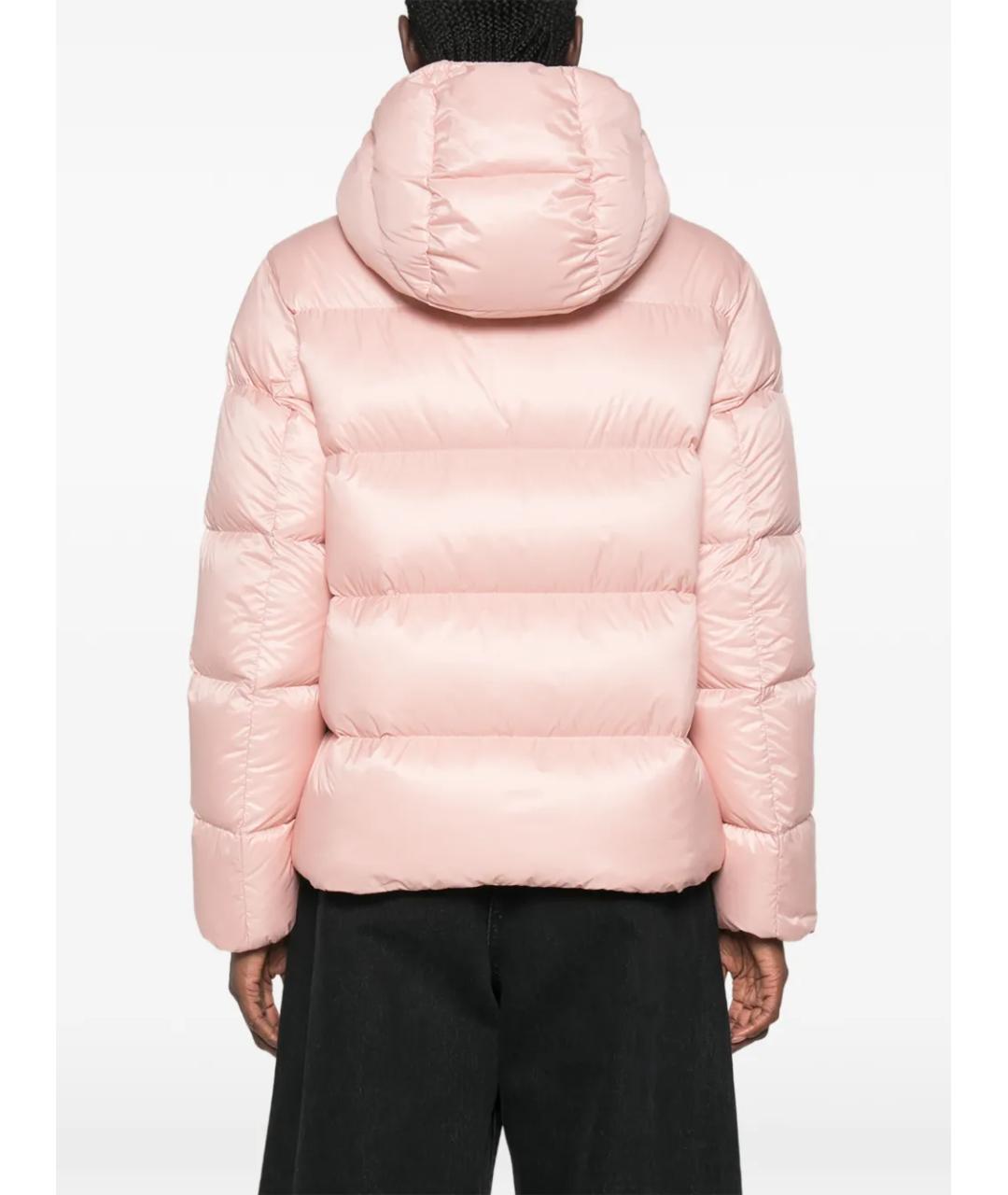 MONCLER Розовый пуховик, фото 6