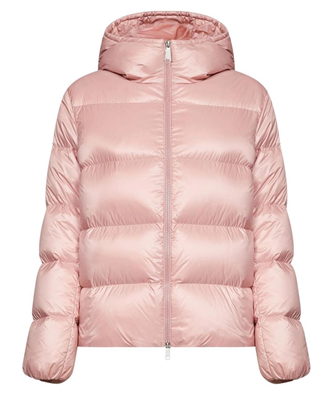 MONCLER Розовый пуховик, фото 1