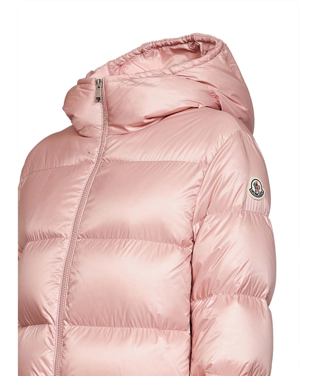 MONCLER Розовый пуховик, фото 3