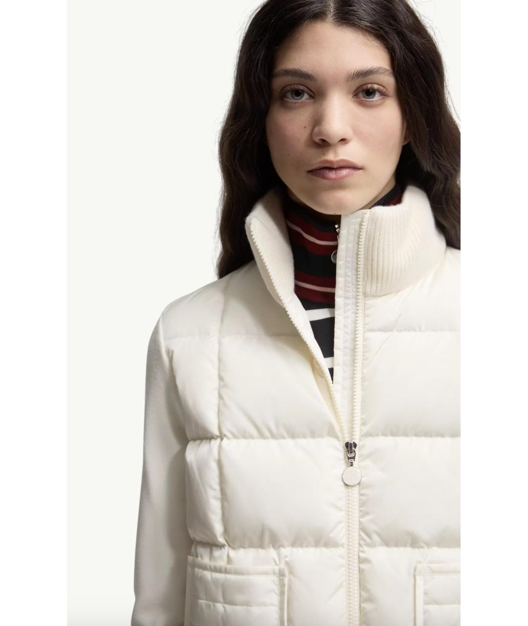 MONCLER Белый кардиган, фото 6