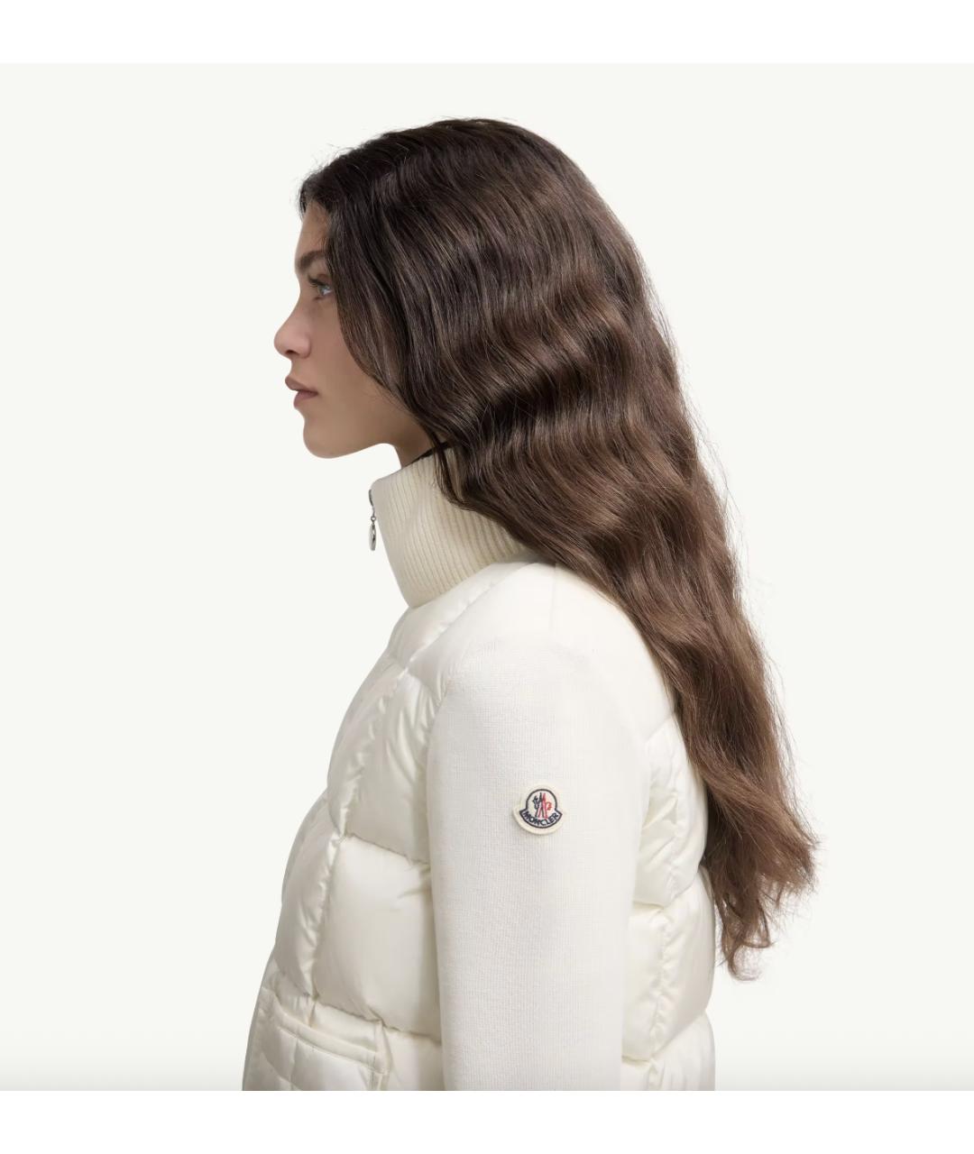 MONCLER Белый кардиган, фото 3