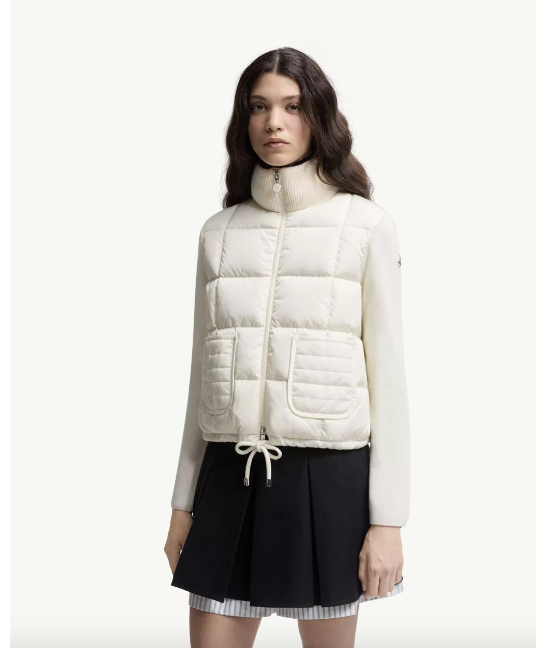 MONCLER Белый кардиган, фото 4