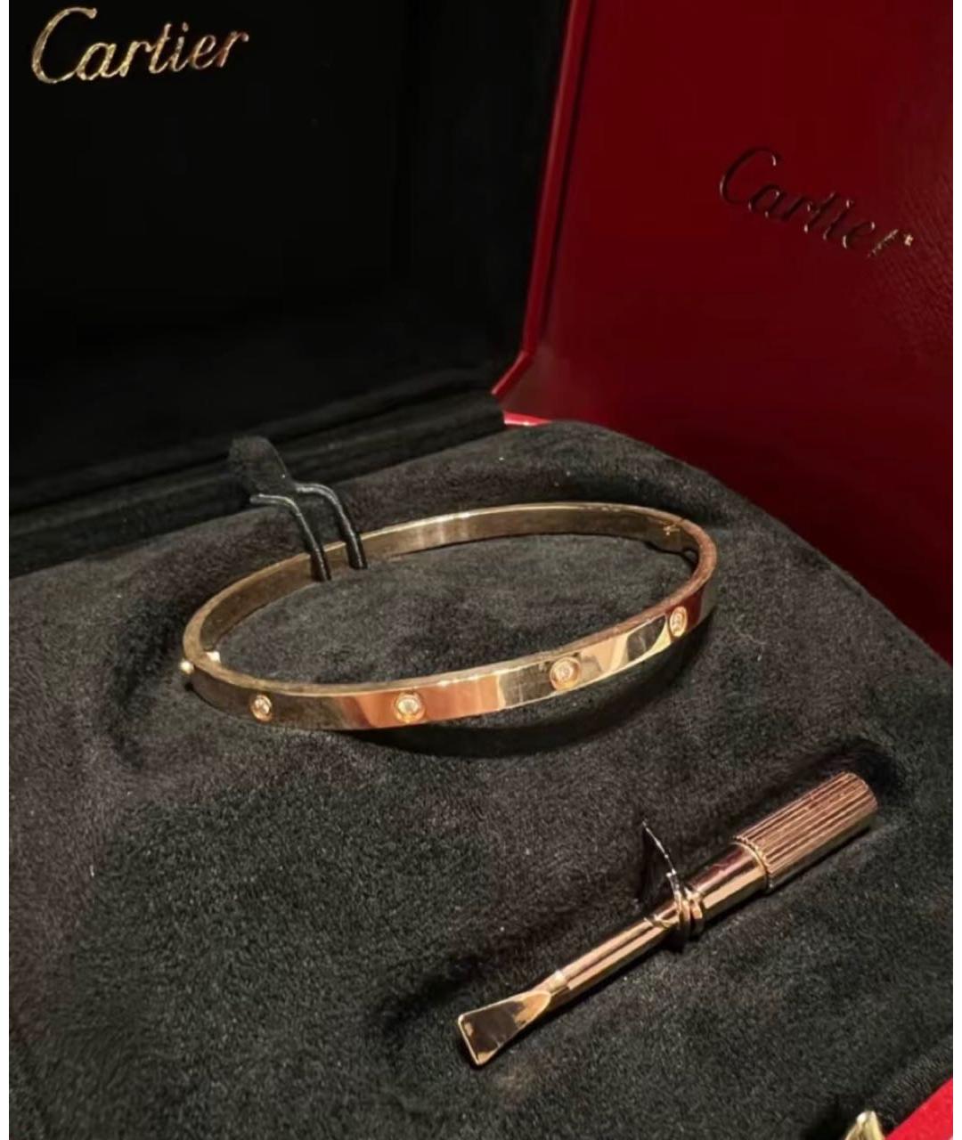 CARTIER Золотой браслет из розового золота, фото 2