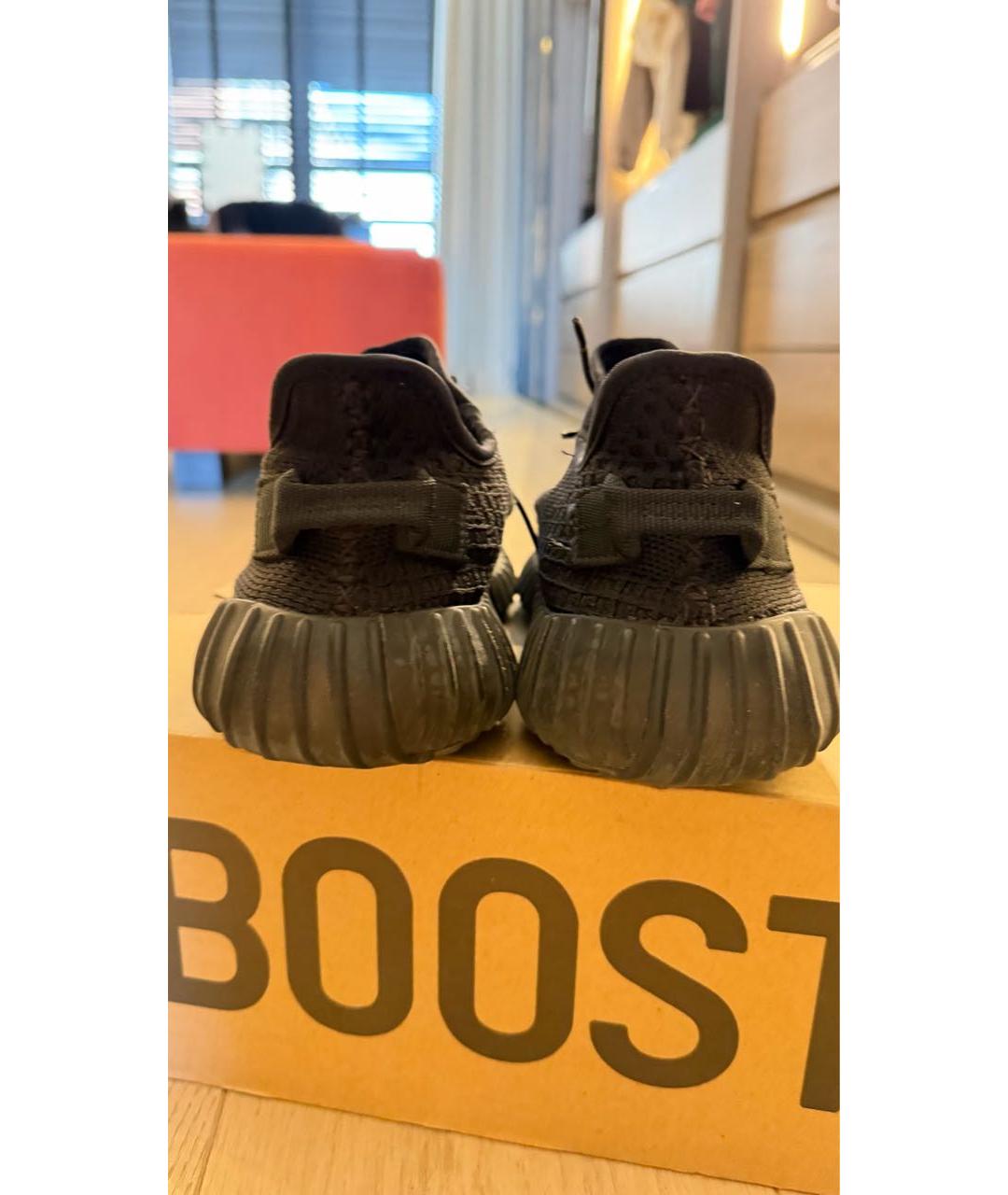 ADIDAS YEEZY Черные текстильные кроссовки, фото 4