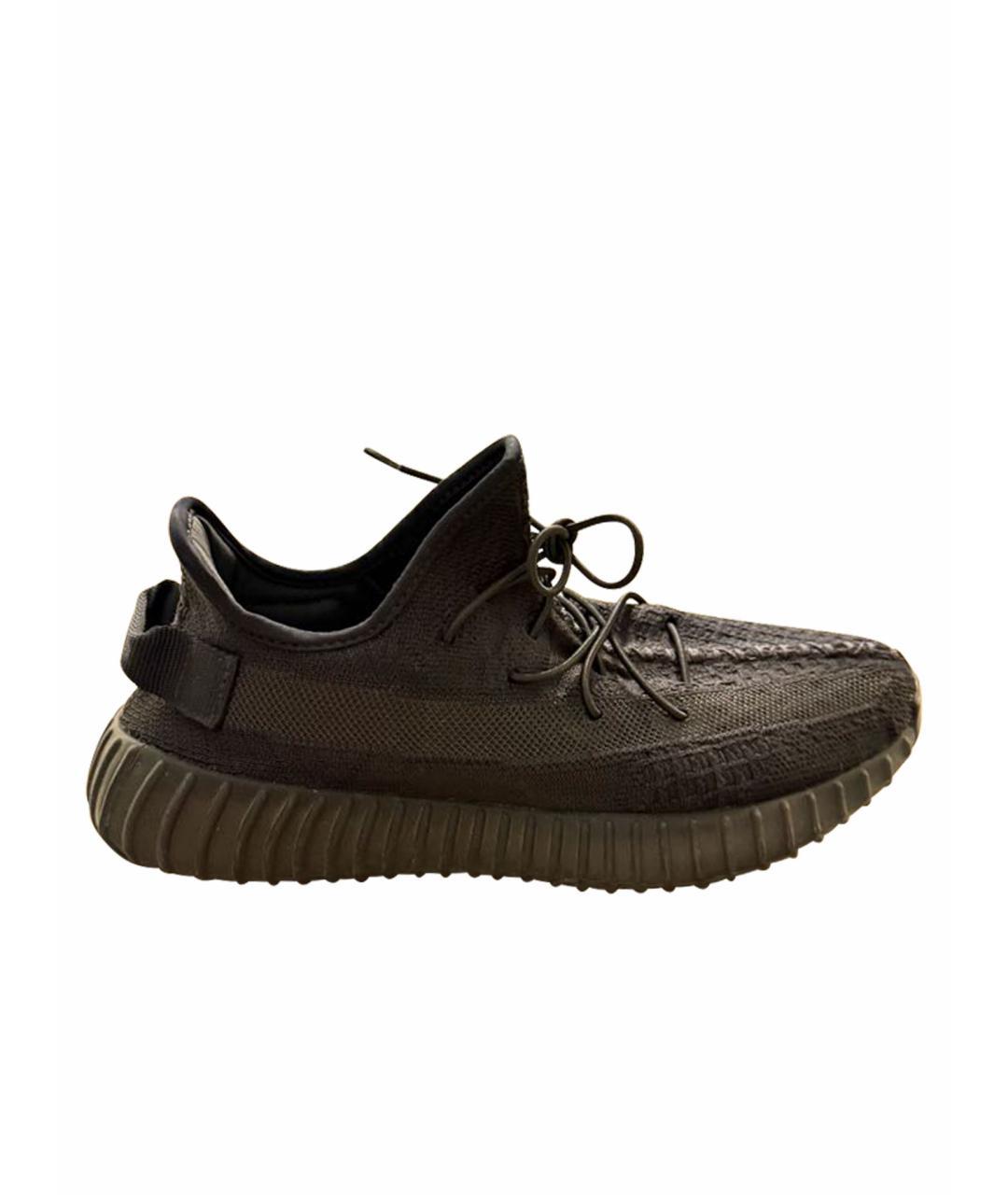 ADIDAS YEEZY Черные текстильные кроссовки, фото 1