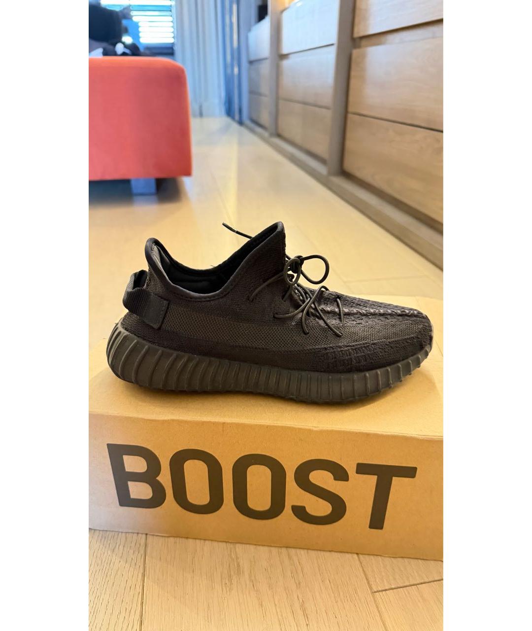 ADIDAS YEEZY Черные текстильные кроссовки, фото 5