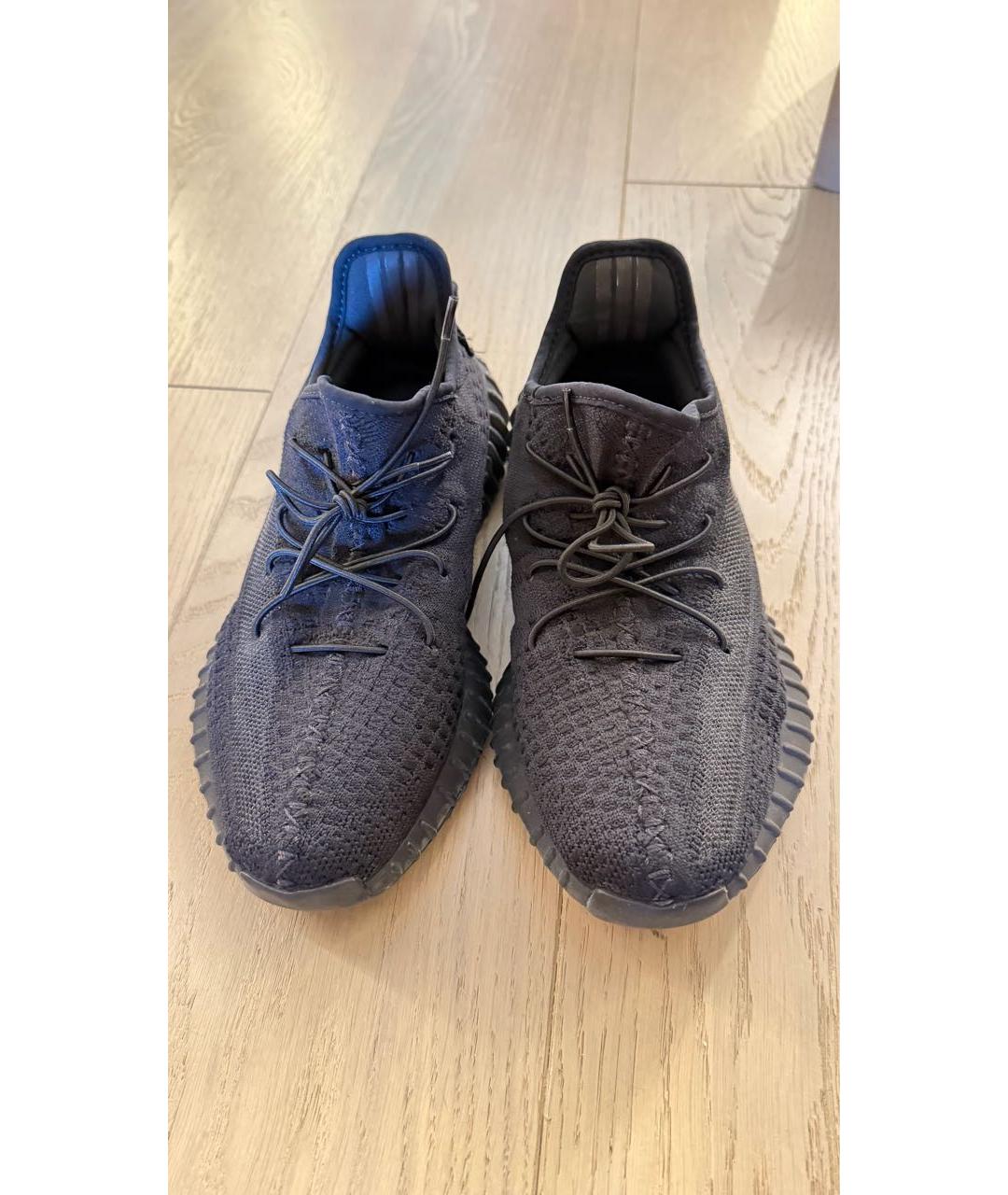 ADIDAS YEEZY Черные текстильные кроссовки, фото 2