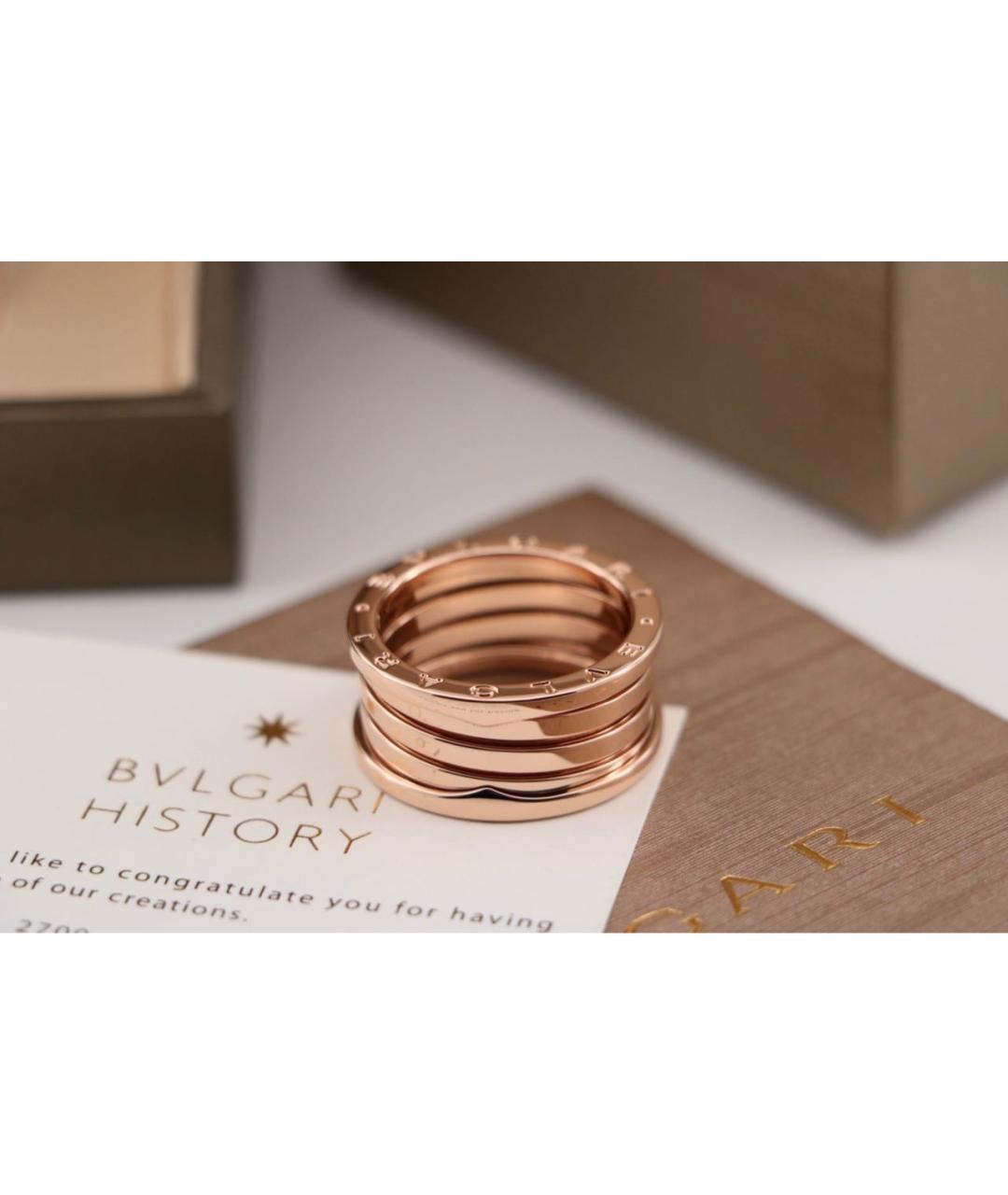 BVLGARI Золотое кольцо из розового золота, фото 4