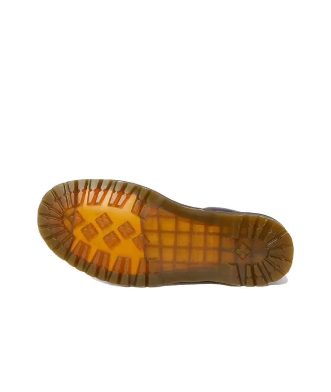 DR. MARTENS Коричневые кожаные ботинки, фото 5