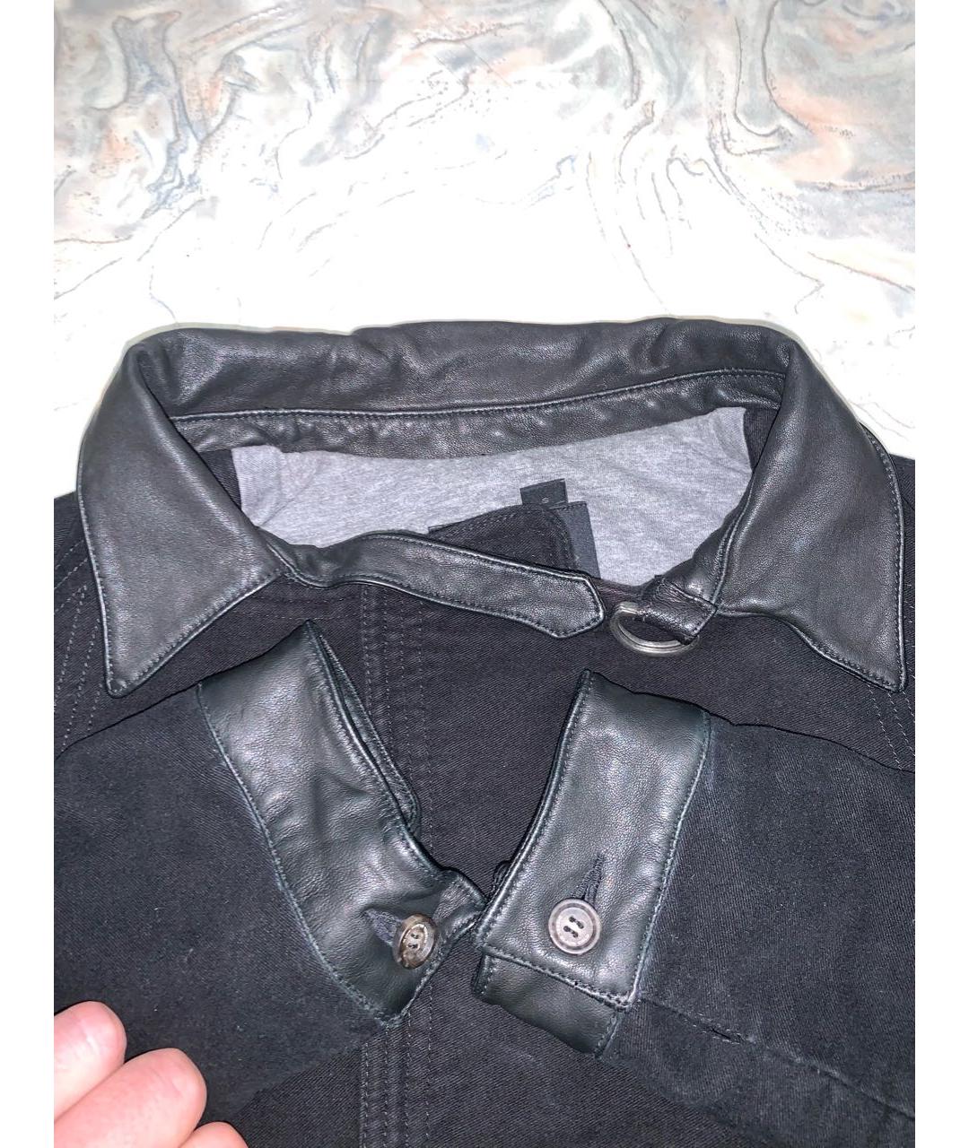 DIESEL BLACK GOLD Черная замшевая куртка, фото 3