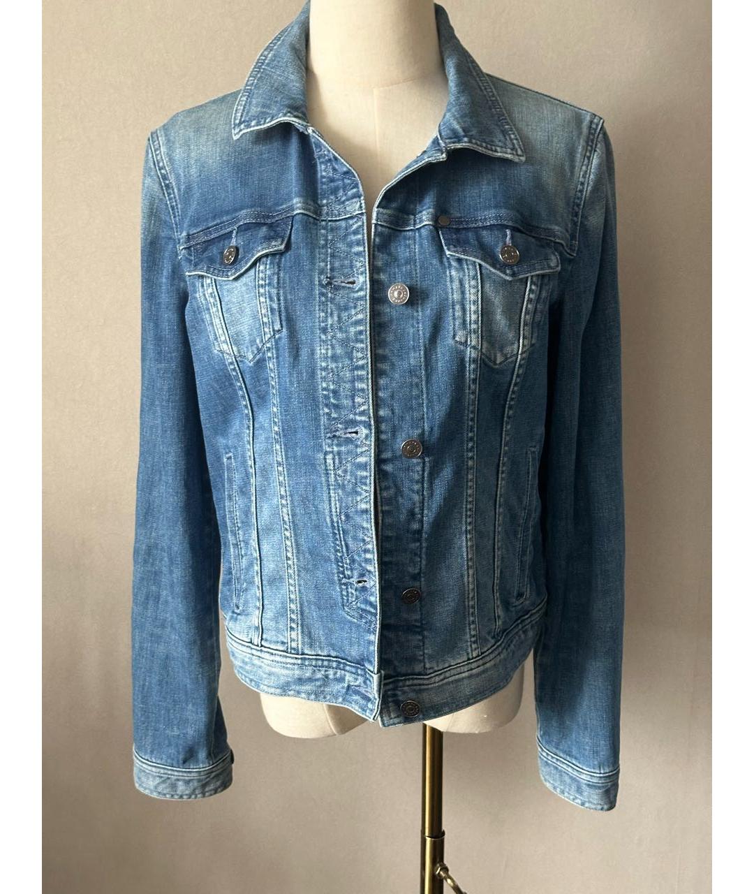 ARMANI EXCHANGE Синяя хлопковая куртка, фото 5