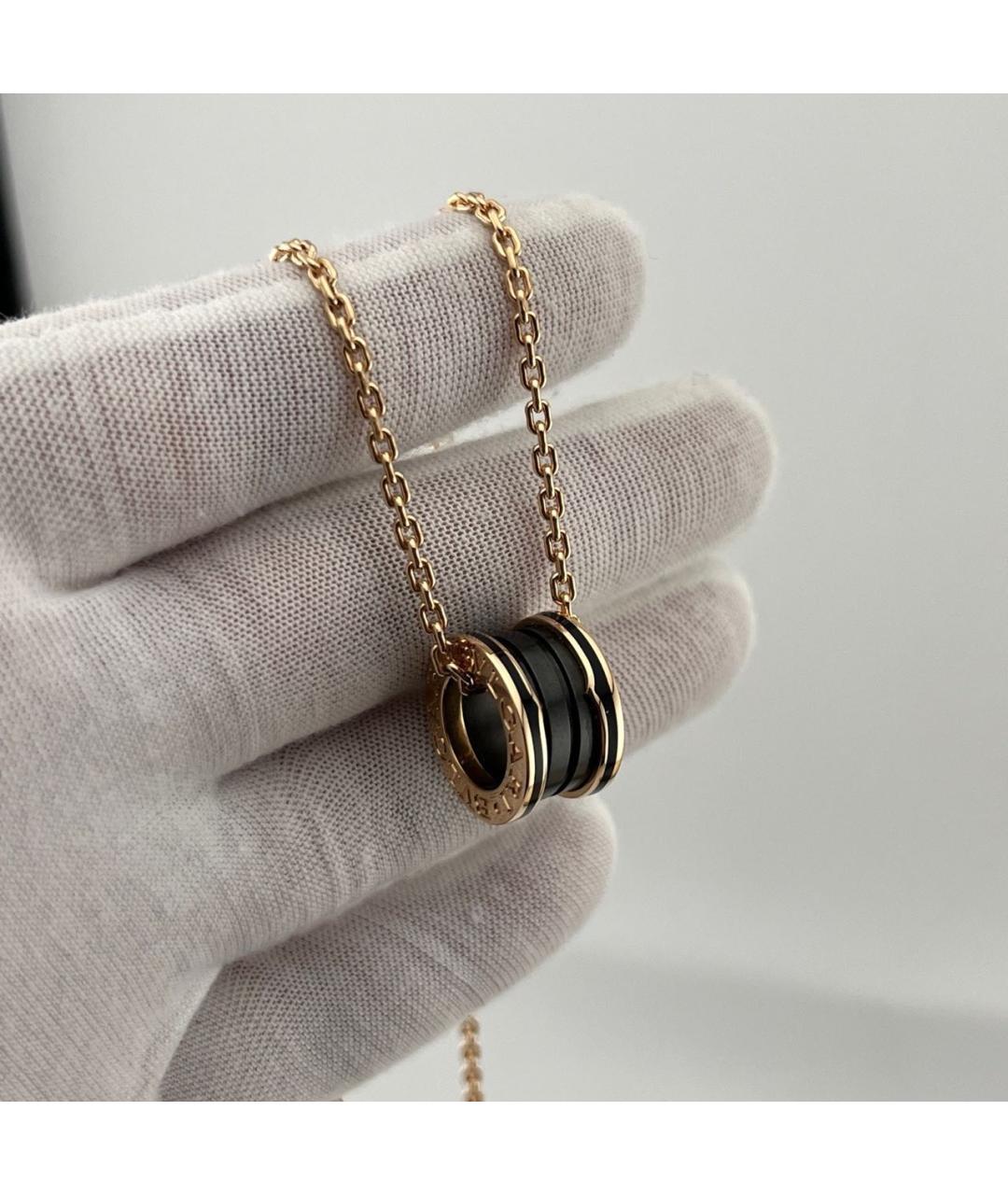 BVLGARI Золотое колье из розового золота, фото 3