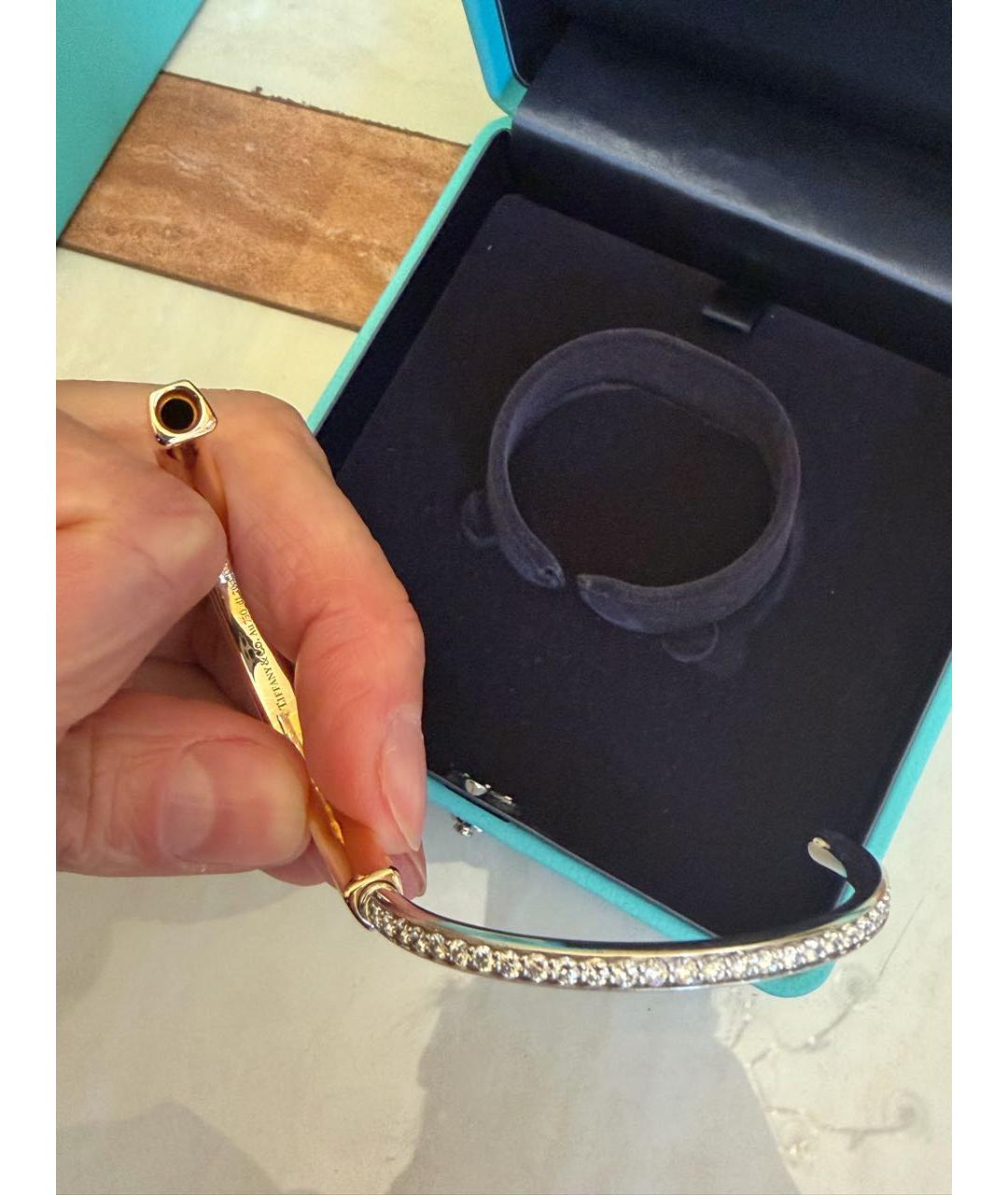 TIFFANY&CO Белый браслет из розового золота, фото 3