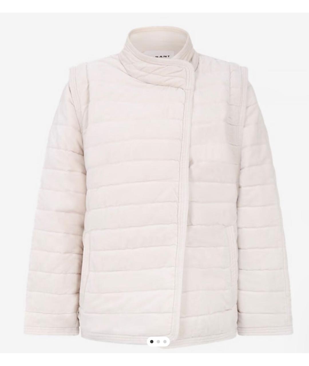 ISABEL MARANT ETOILE Бежевая хлопковая куртка, фото 9