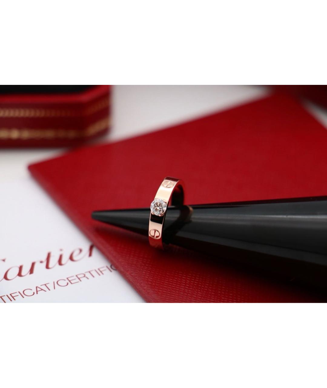 CARTIER Золотое кольцо из розового золота, фото 5