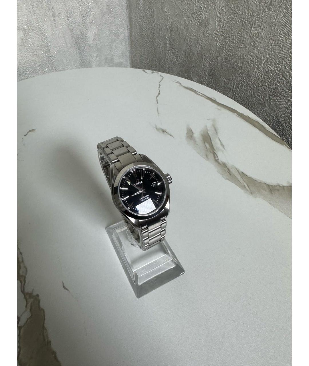 OMEGA Серебряные стальные часы, фото 3