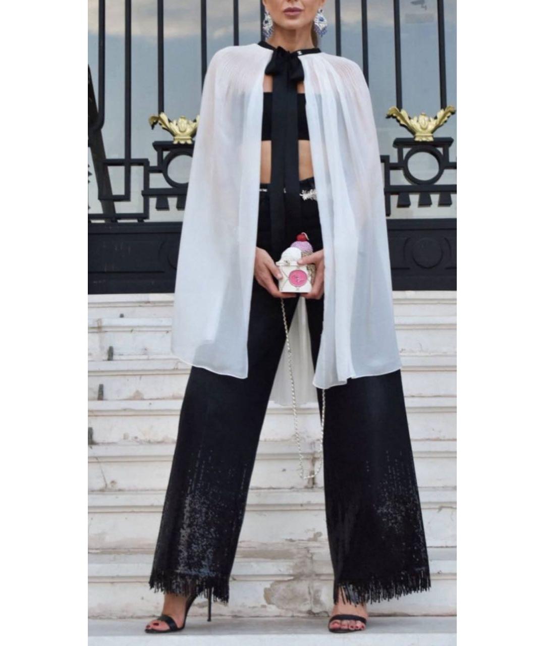 CHANEL Черные хлопковые прямые джинсы, фото 5