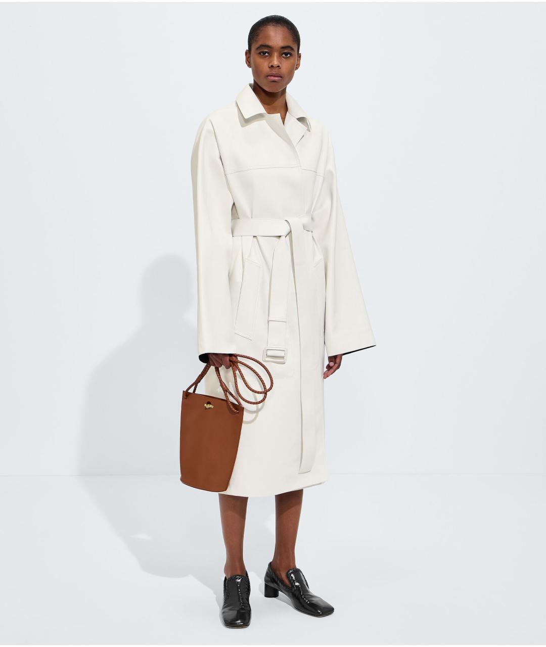 BOTTEGA VENETA Коричневая кожаная сумка через плечо, фото 2
