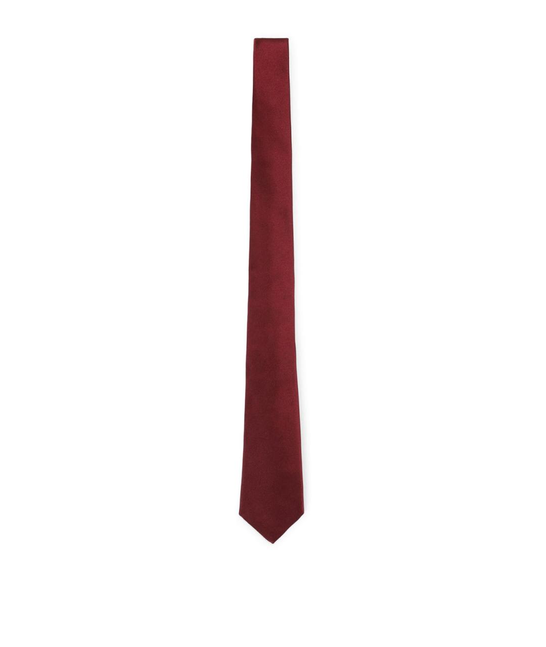 GIORGIO ARMANI Красный шелковый галстук, фото 3