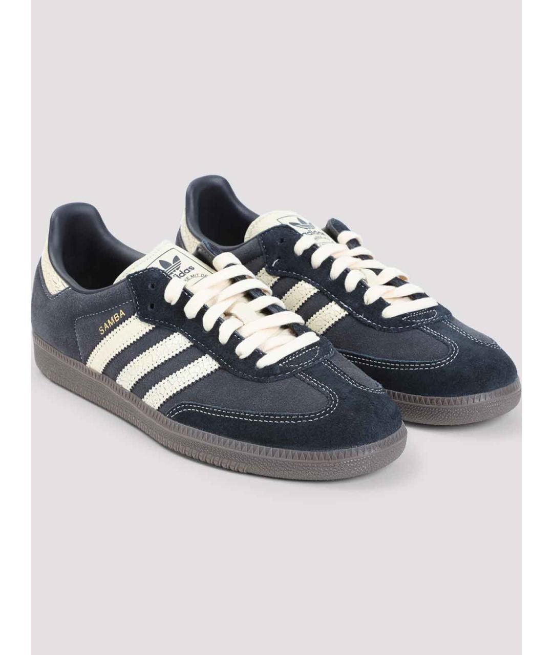 ADIDAS Серые замшевые низкие кроссовки / кеды, фото 3