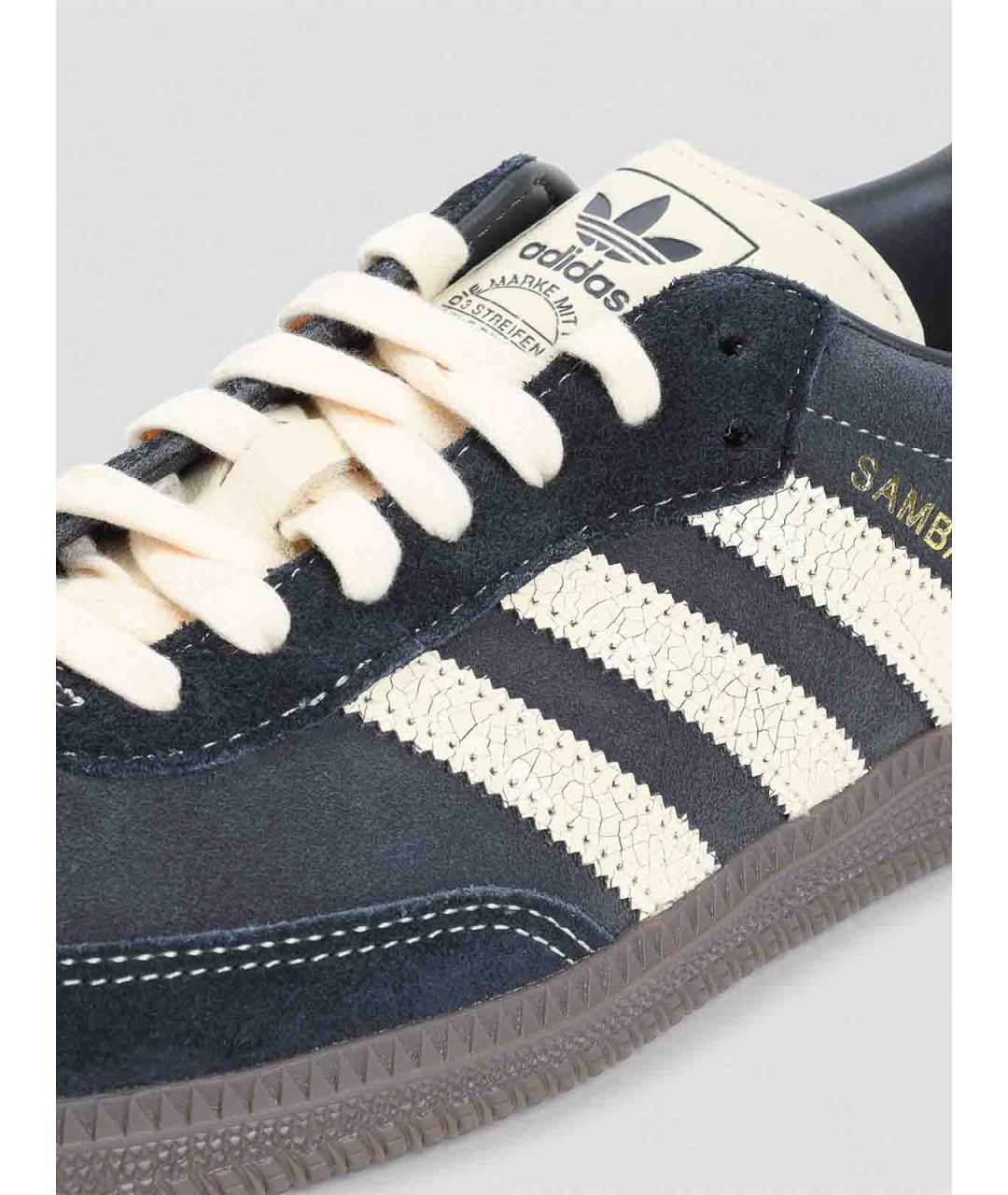ADIDAS Серые замшевые низкие кроссовки / кеды, фото 4
