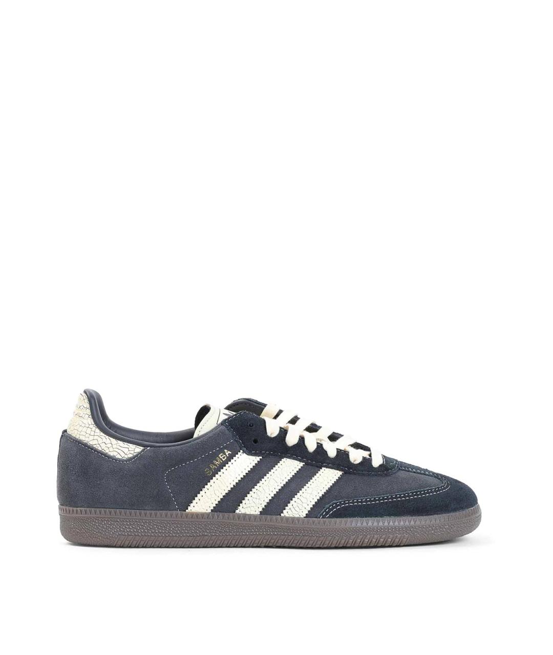 ADIDAS Серые замшевые низкие кроссовки / кеды, фото 1