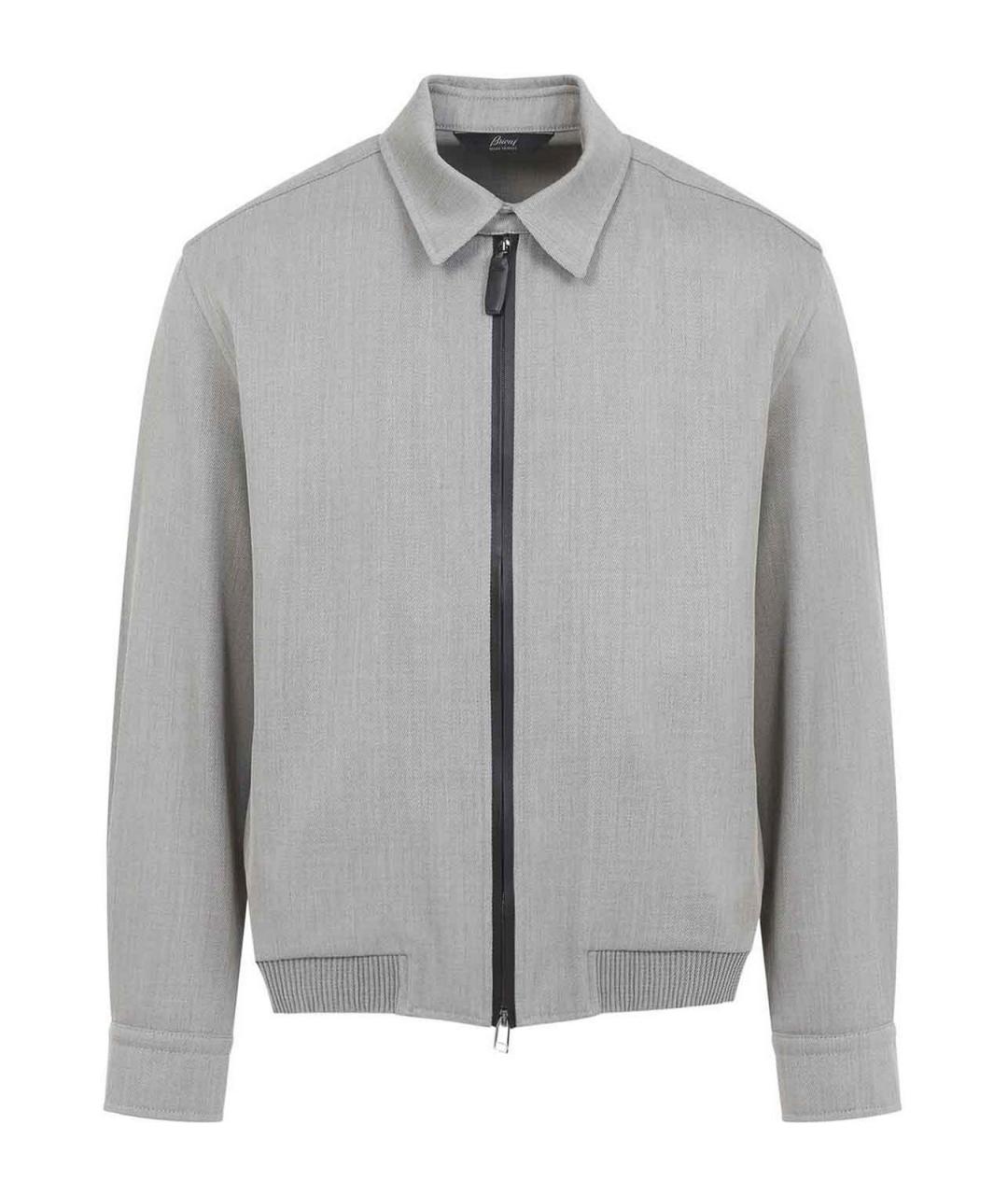 BRIONI Бежевая шерстяная куртка, фото 1