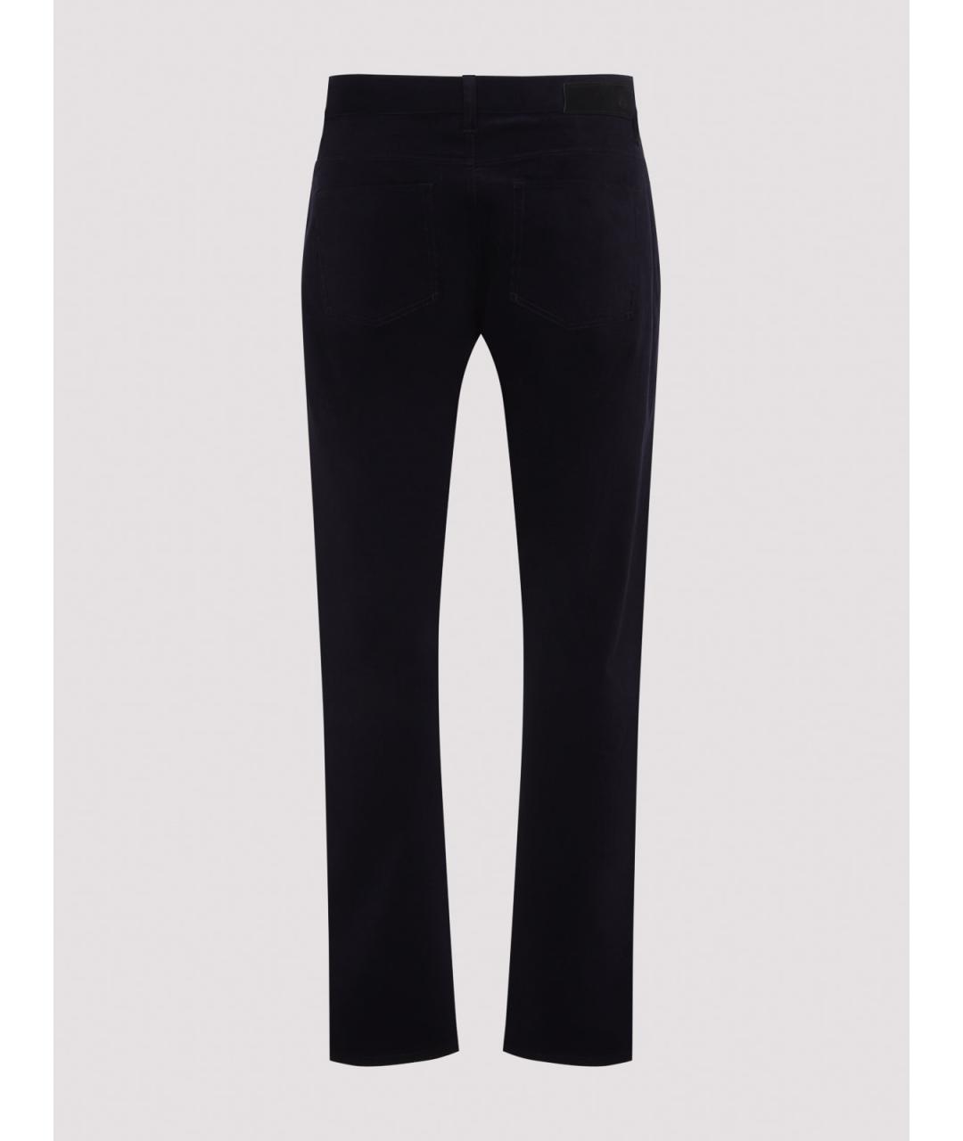 GIORGIO ARMANI Фиолетовые хлопковые прямые джинсы, фото 2
