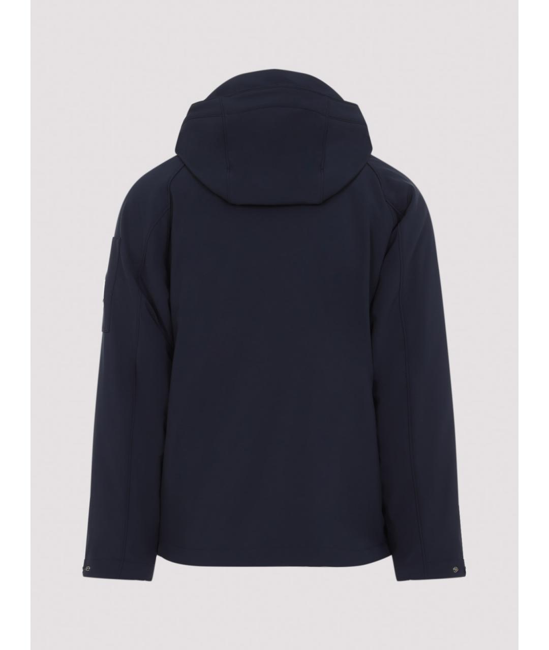 CP COMPANY Синий полиэстеровый пуховик, фото 2