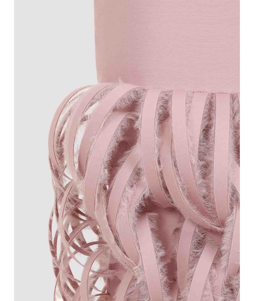 BALENCIAGA Розовая юбка миди, фото 3