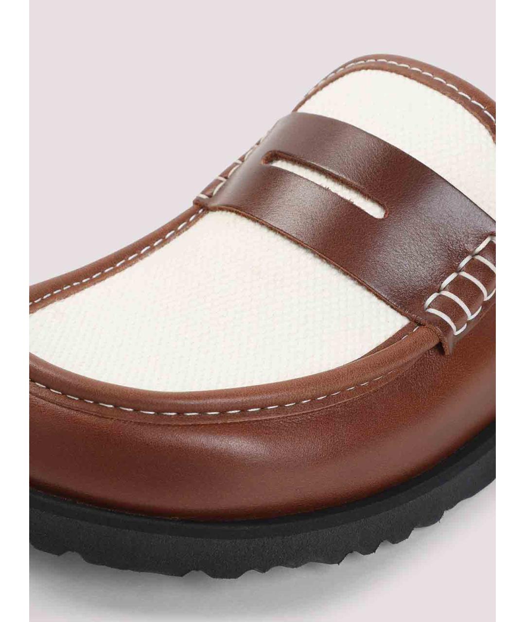 BIRKENSTOCK Коричневые текстильные сабо, фото 4