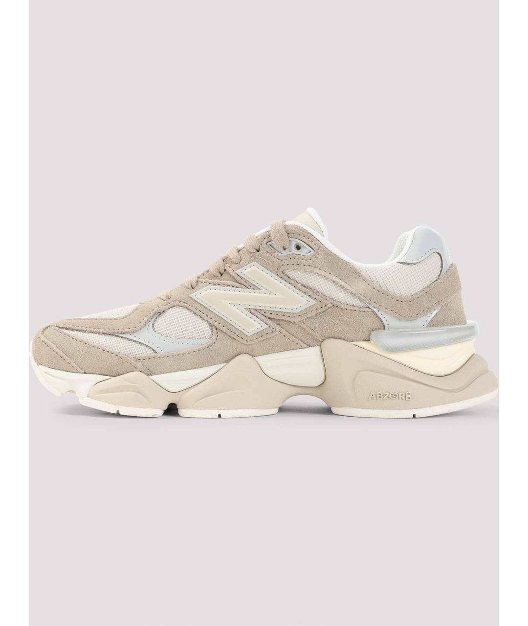 NEW BALANCE Бежевые замшевые кроссовки, фото 2