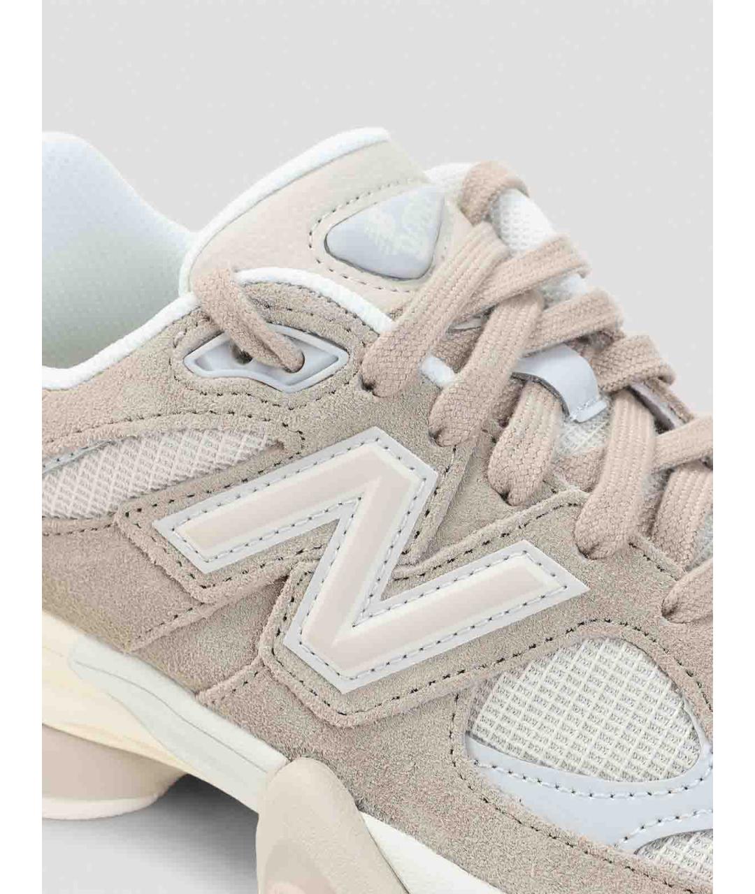 NEW BALANCE Бежевые замшевые кроссовки, фото 4