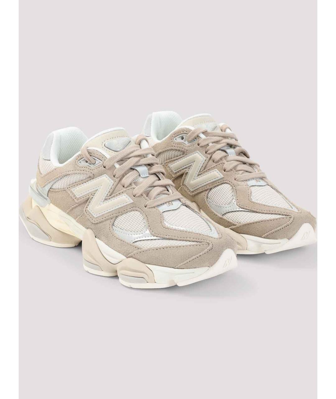 NEW BALANCE Бежевые замшевые кроссовки, фото 3