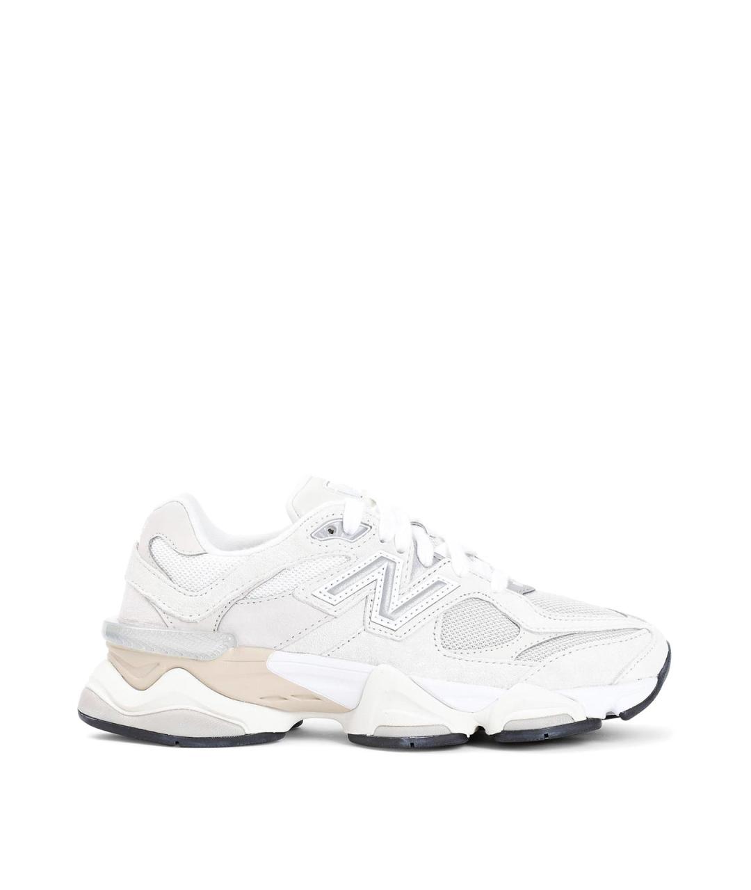 NEW BALANCE Белые замшевые кроссовки, фото 1