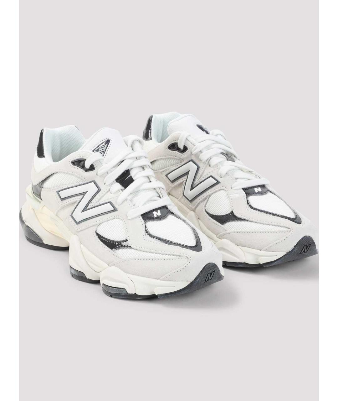 NEW BALANCE Белые замшевые кроссовки, фото 3