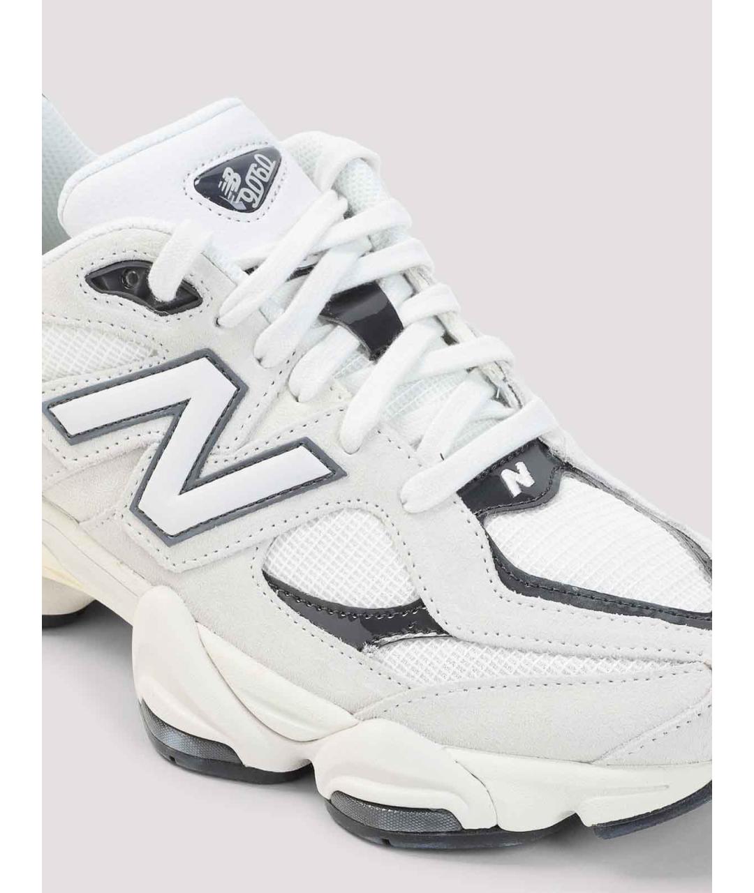 NEW BALANCE Белые замшевые кроссовки, фото 4