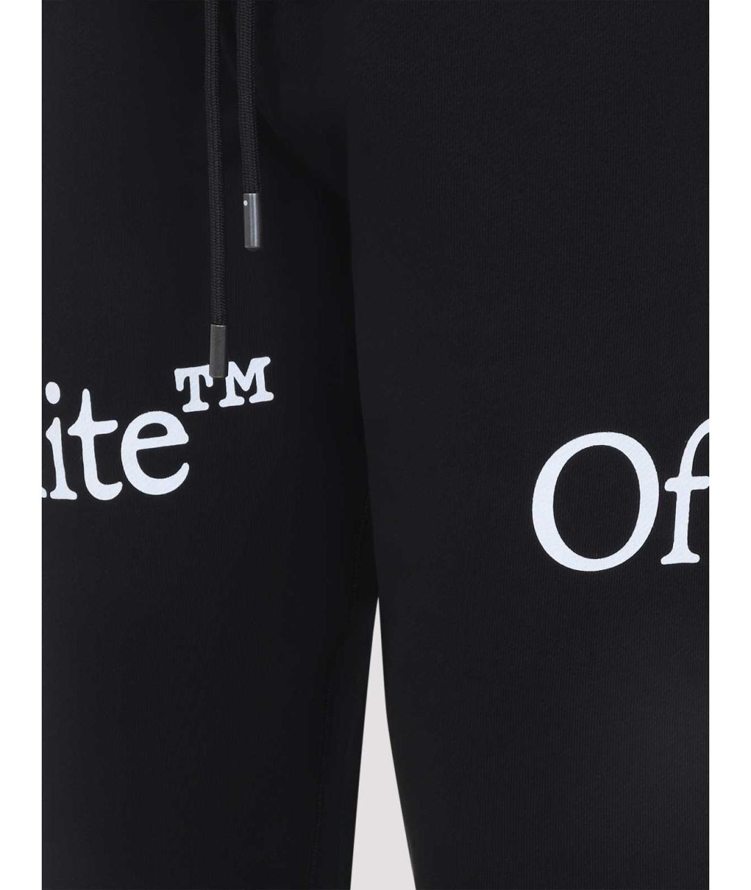 OFF-WHITE Черный хлопковый спортивный костюм, фото 3