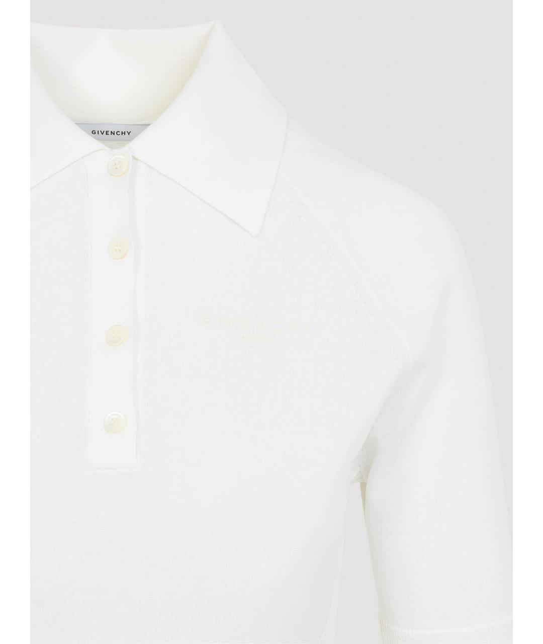 GIVENCHY Белая хлопковая футболка, фото 4