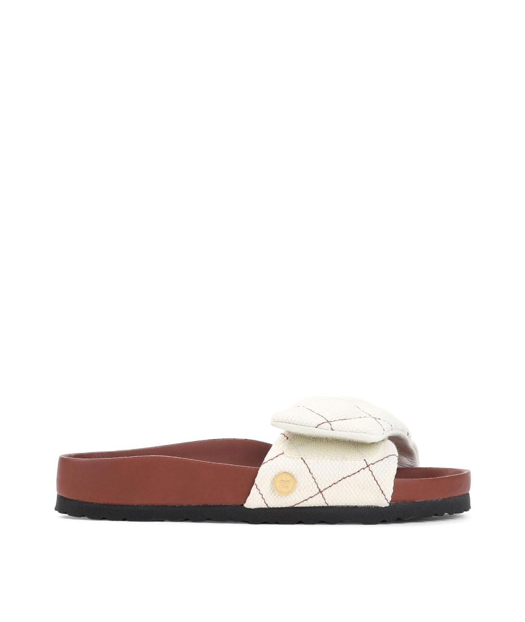 BIRKENSTOCK Белые текстильные сандалии, фото 1