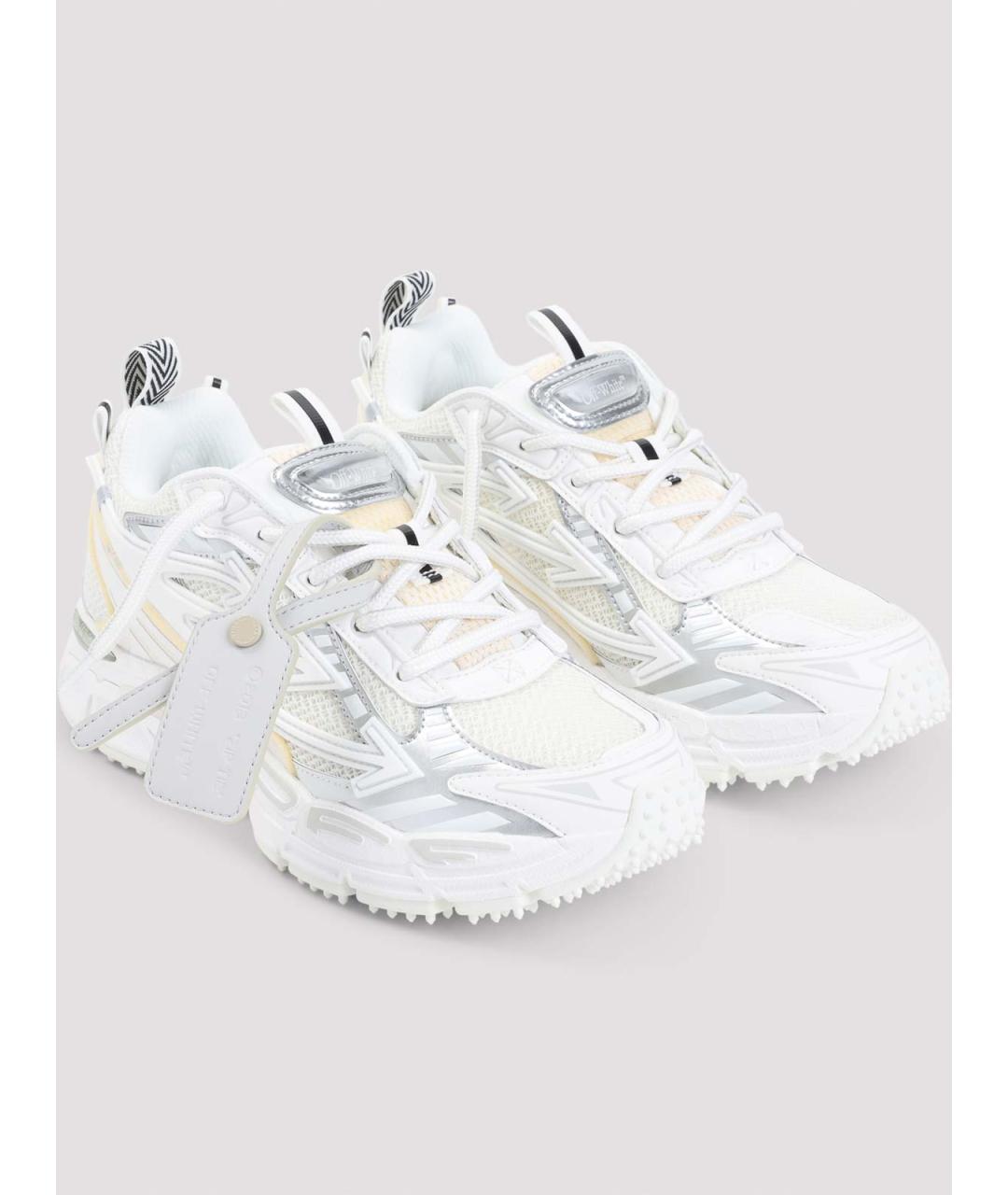 OFF-WHITE Белые кроссовки, фото 3
