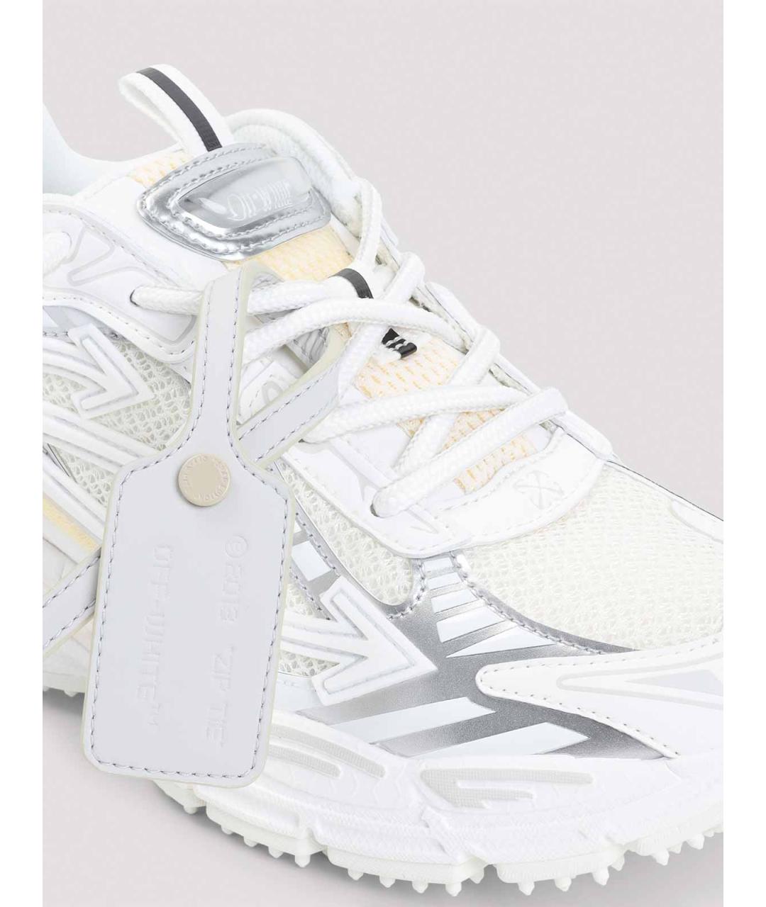 OFF-WHITE Белые кроссовки, фото 4