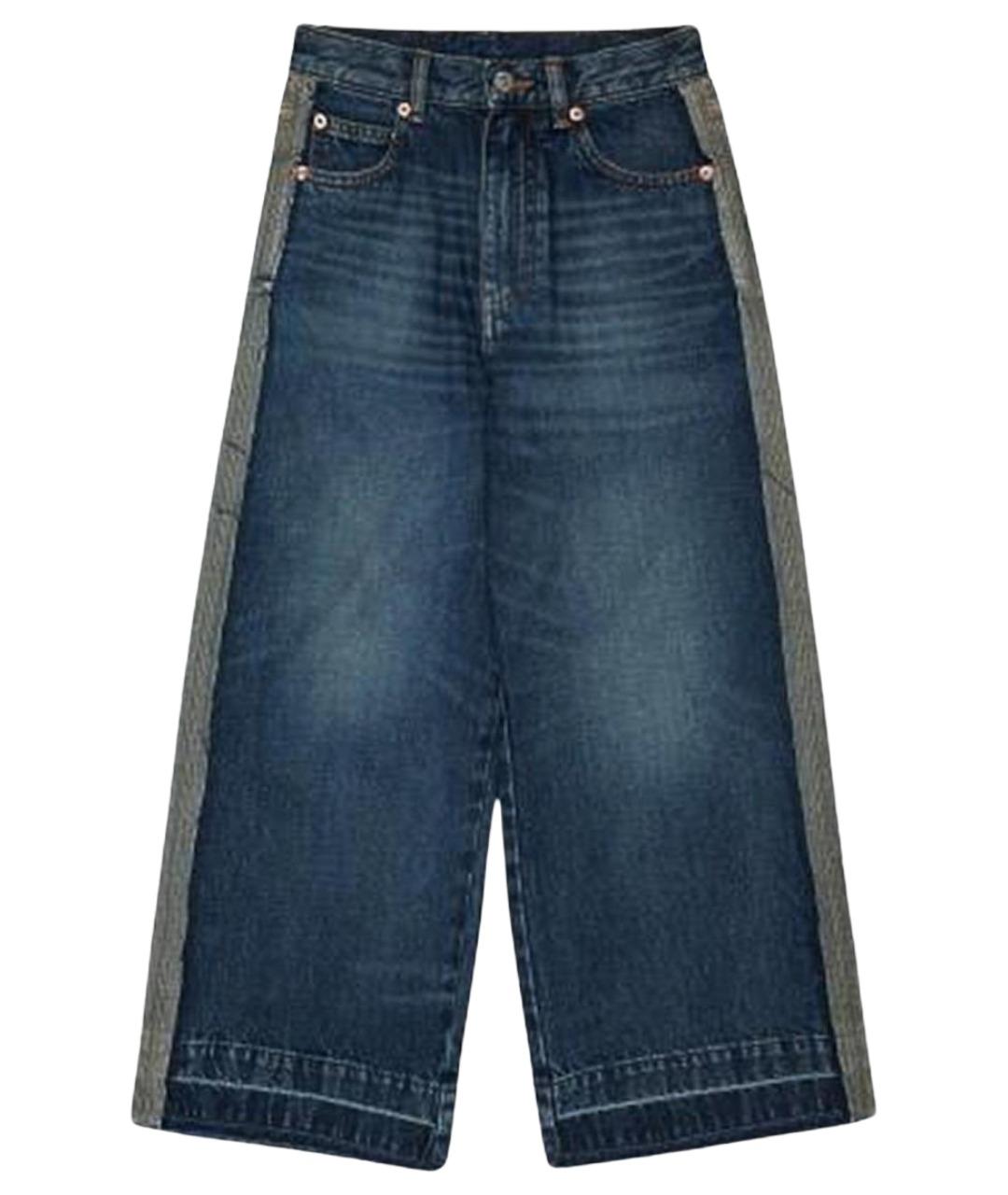 MM6 MAISON MARGIELA Синие хлопковые детские джинсы, фото 1