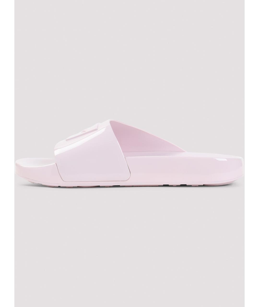 GIVENCHY Розовые резиновые шлепанцы, фото 2