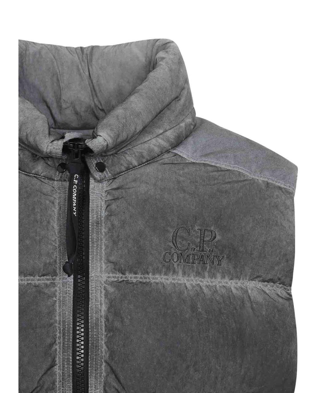 CP COMPANY Серый полиамидовый жилет, фото 3