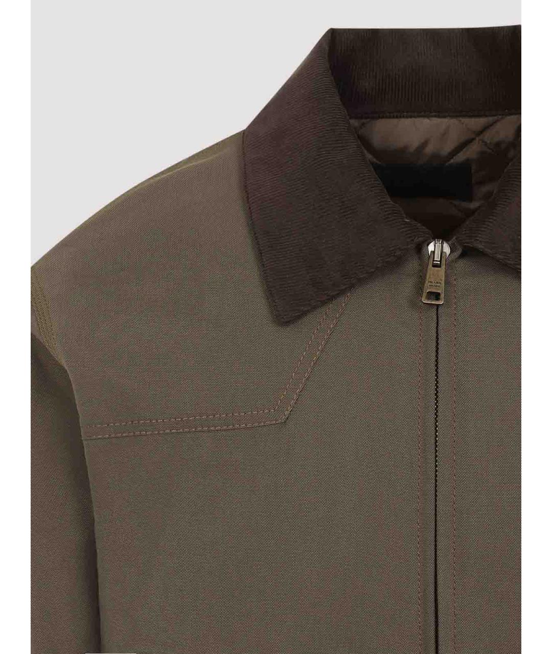 PRADA Коричневая куртка, фото 4
