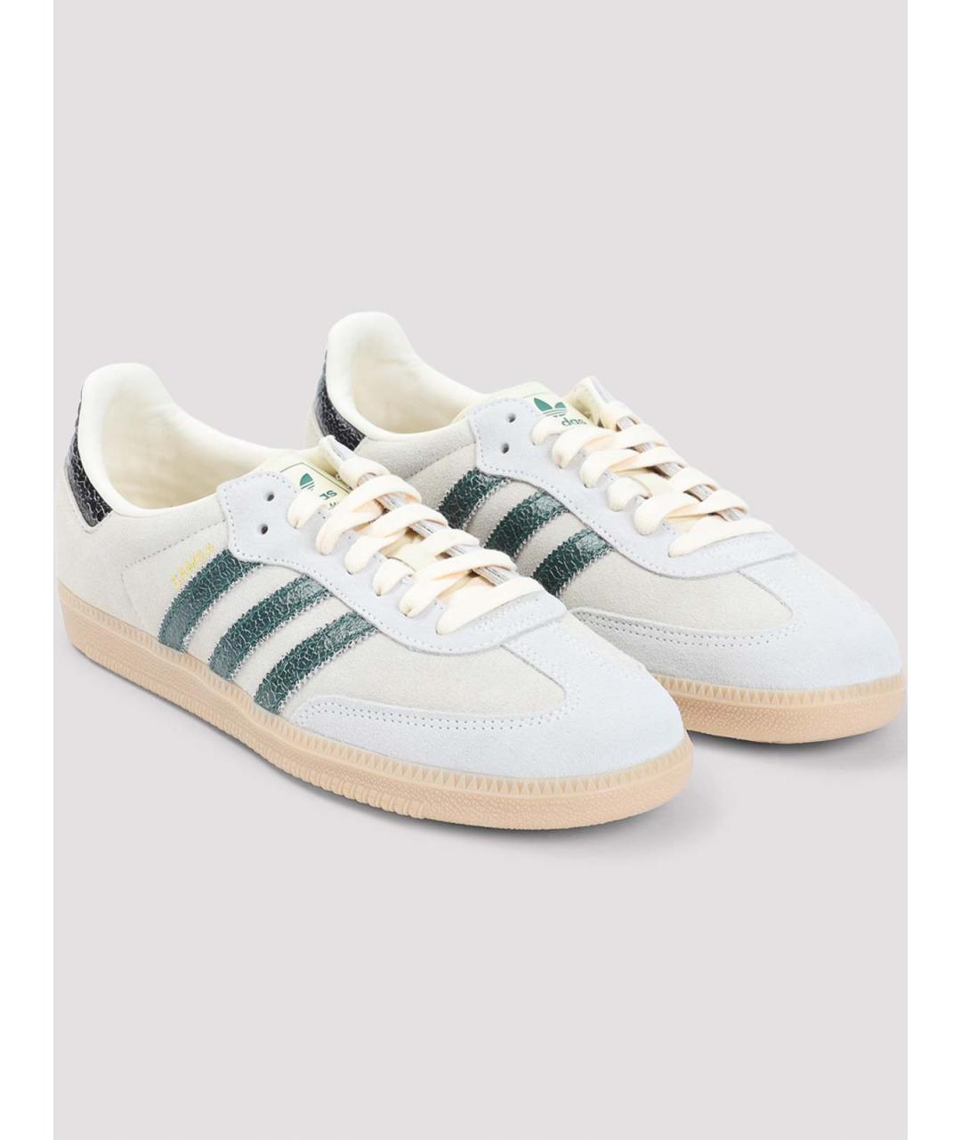 ADIDAS Бежевые замшевые низкие кроссовки / кеды, фото 3