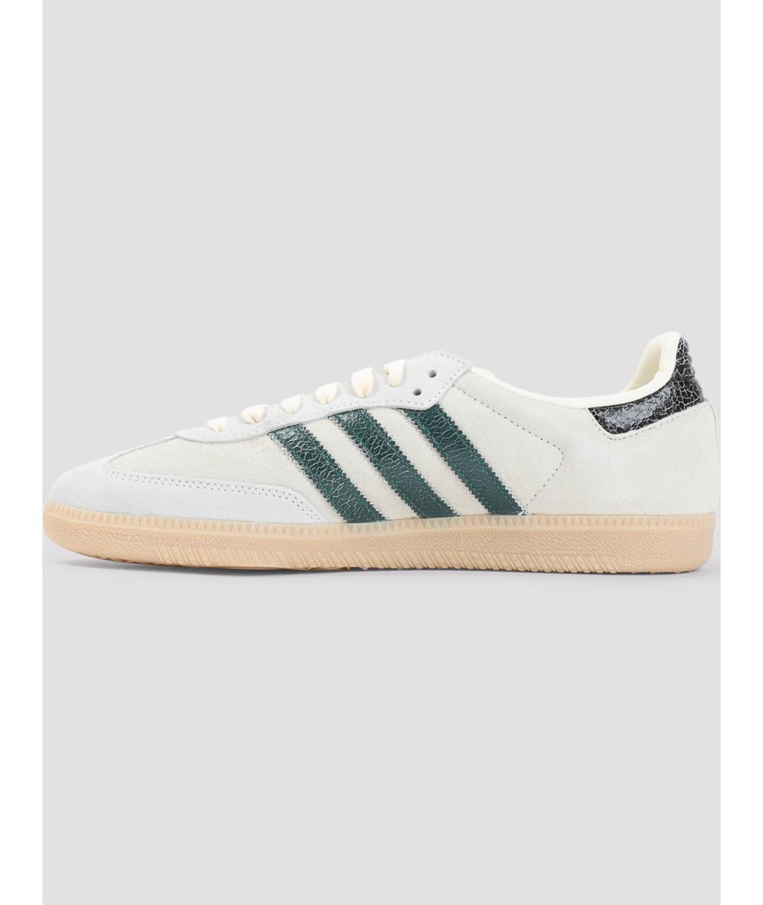 ADIDAS Бежевые замшевые низкие кроссовки / кеды, фото 2