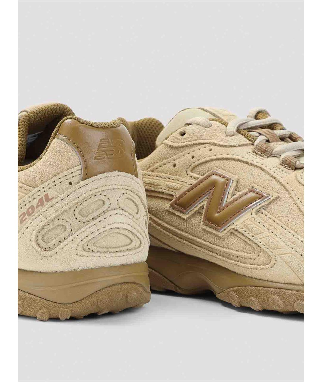 NEW BALANCE Коричневые замшевые кроссовки, фото 4